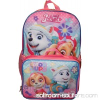 Paw Patrol Girls 15 Inch Backpack with Lunch Kit - Skye and Everest to the Rescue   
